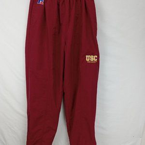 Russell Athletic USC Trojans Nylon Active Pants Burgandy Men's Large. Item #P006